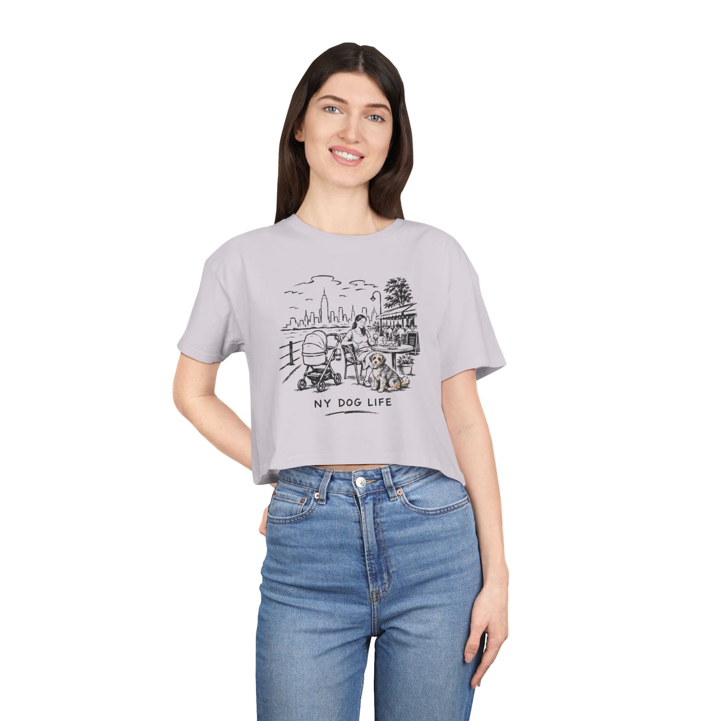 Women's Graphic Crop Tee