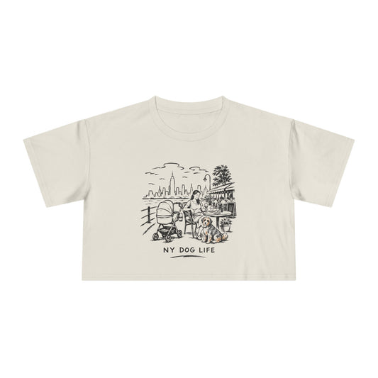 Women's Graphic Crop Tee