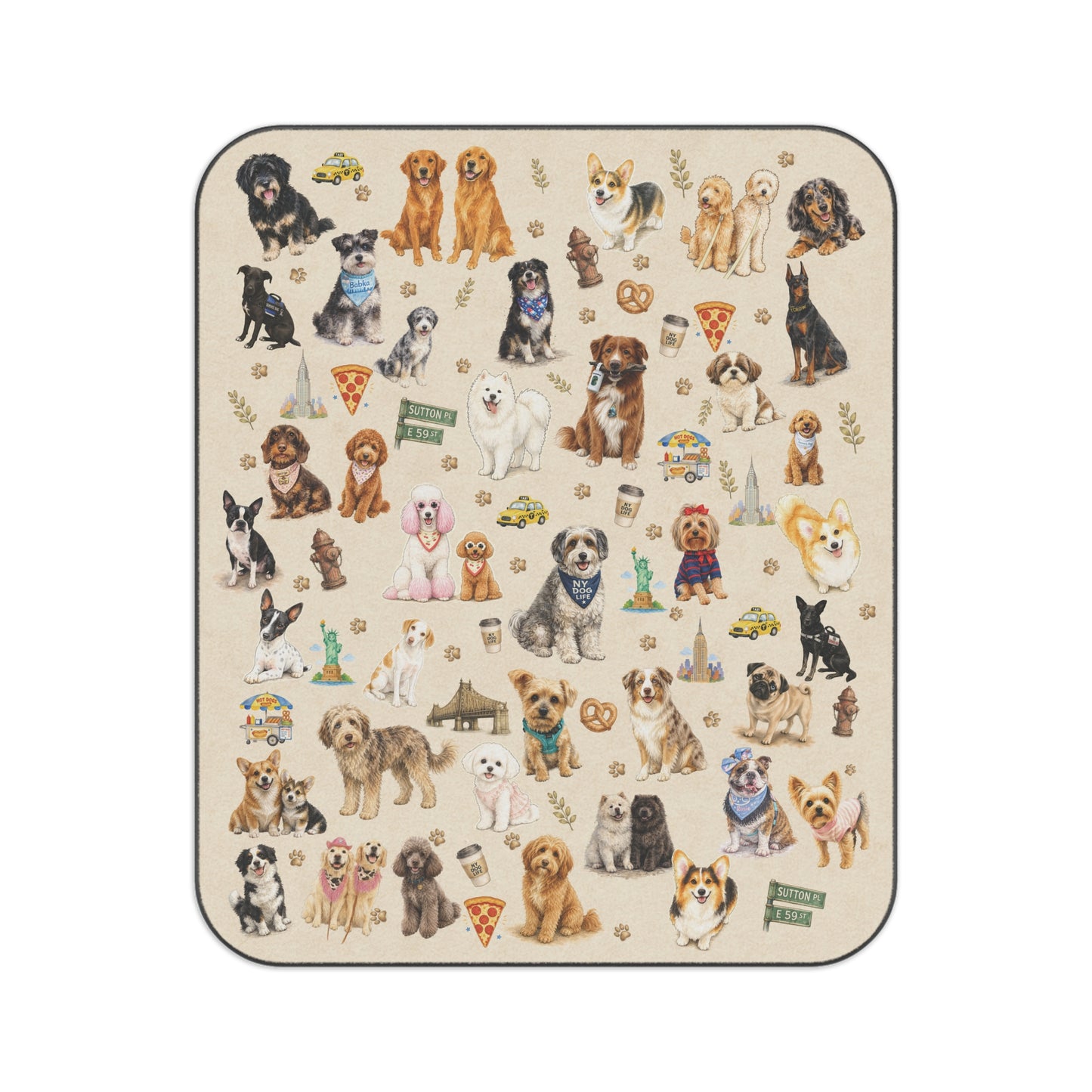 NY Dog Life Community Picnic Blanket