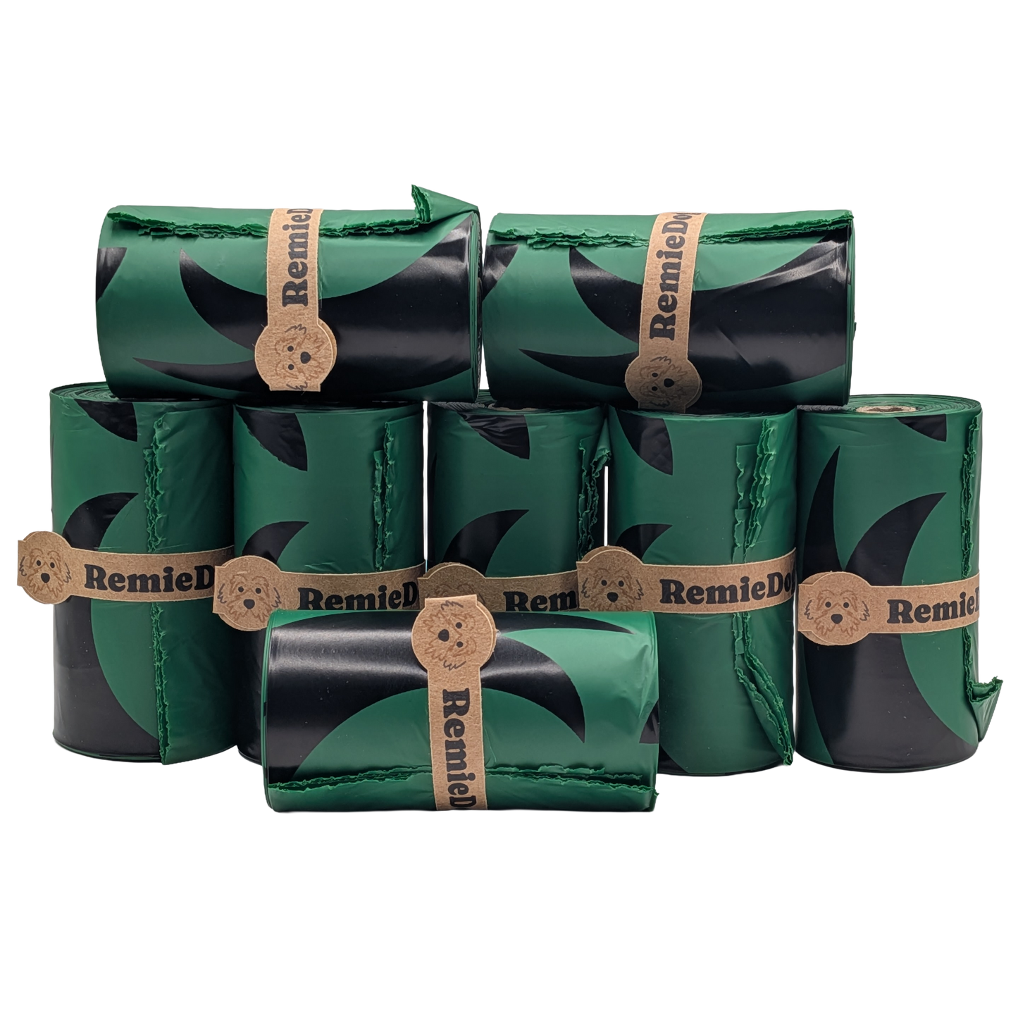Certified Compostable Dog Poop Bags – Easy Pull Tabs (120 Bags)