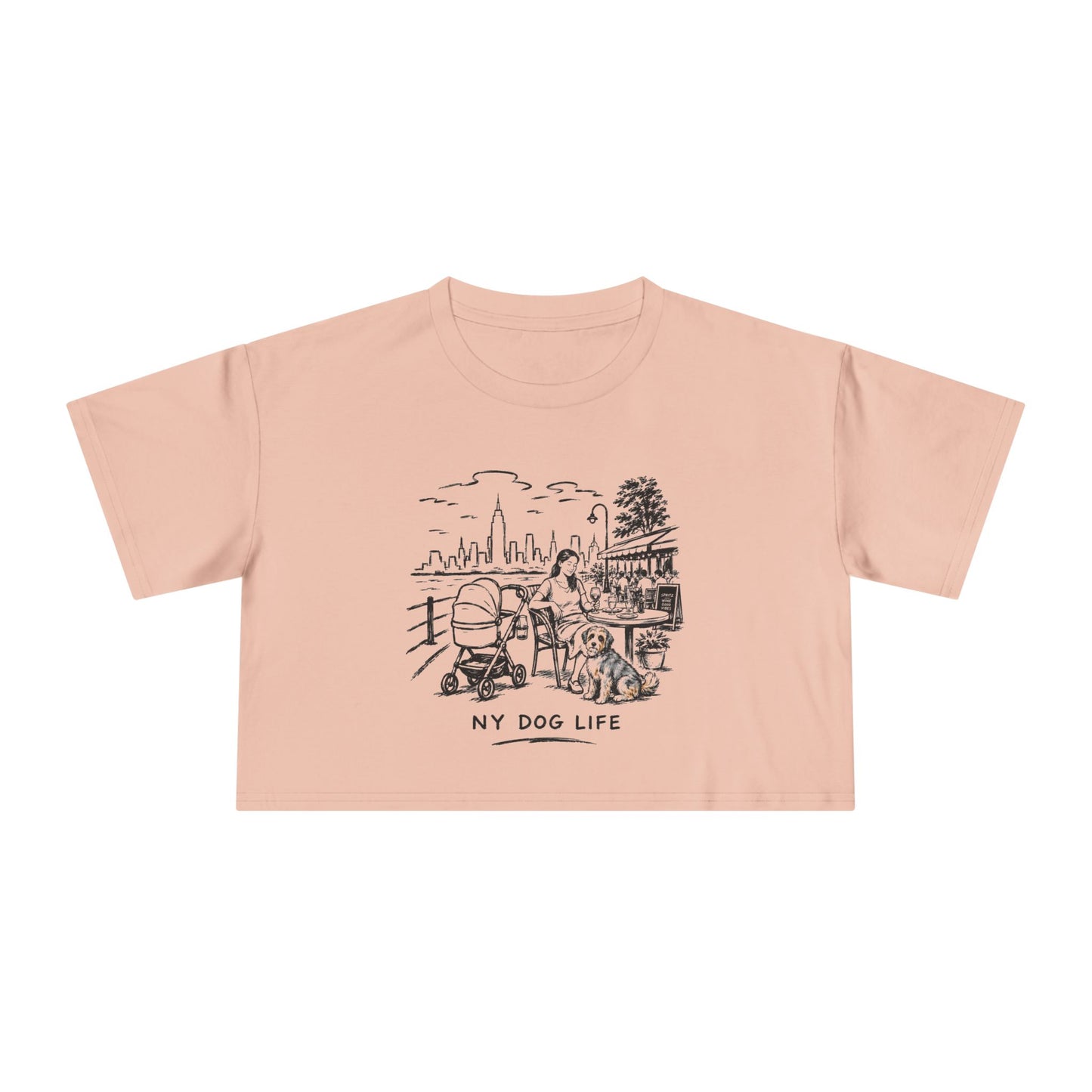Women's Graphic Crop Tee