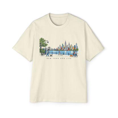 New York Dog Life — Heavyweight Waterfront Tee