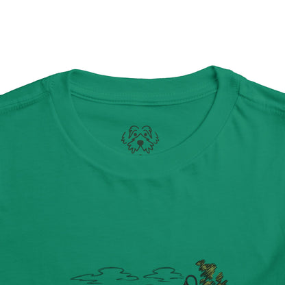 Toddler Tee — NY Dog Life Skyline Graphic