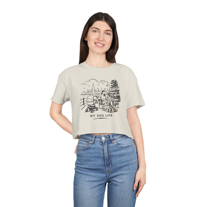 Women's Graphic Crop Tee