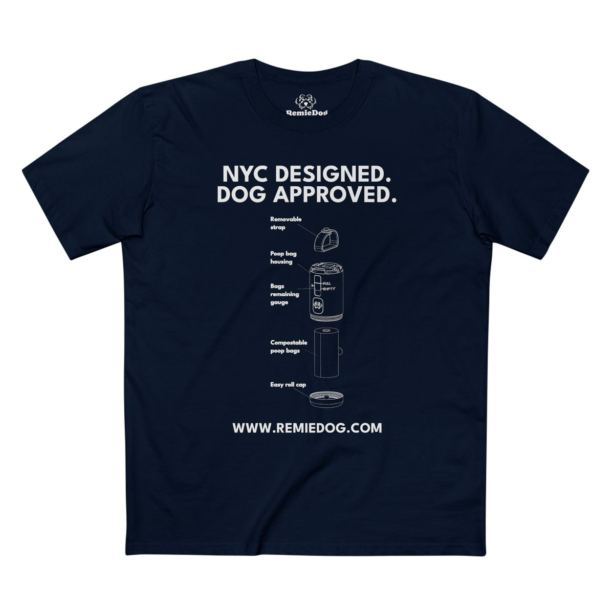 RemieDog Blueprint Unisex Tee