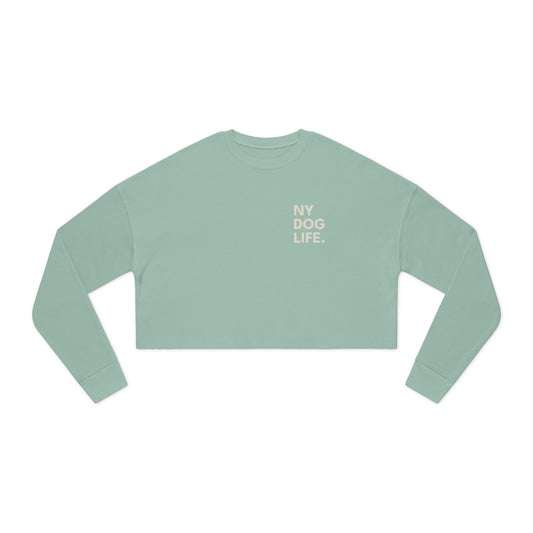 Early Mornings, Long Walks Cropped Sweatshirt