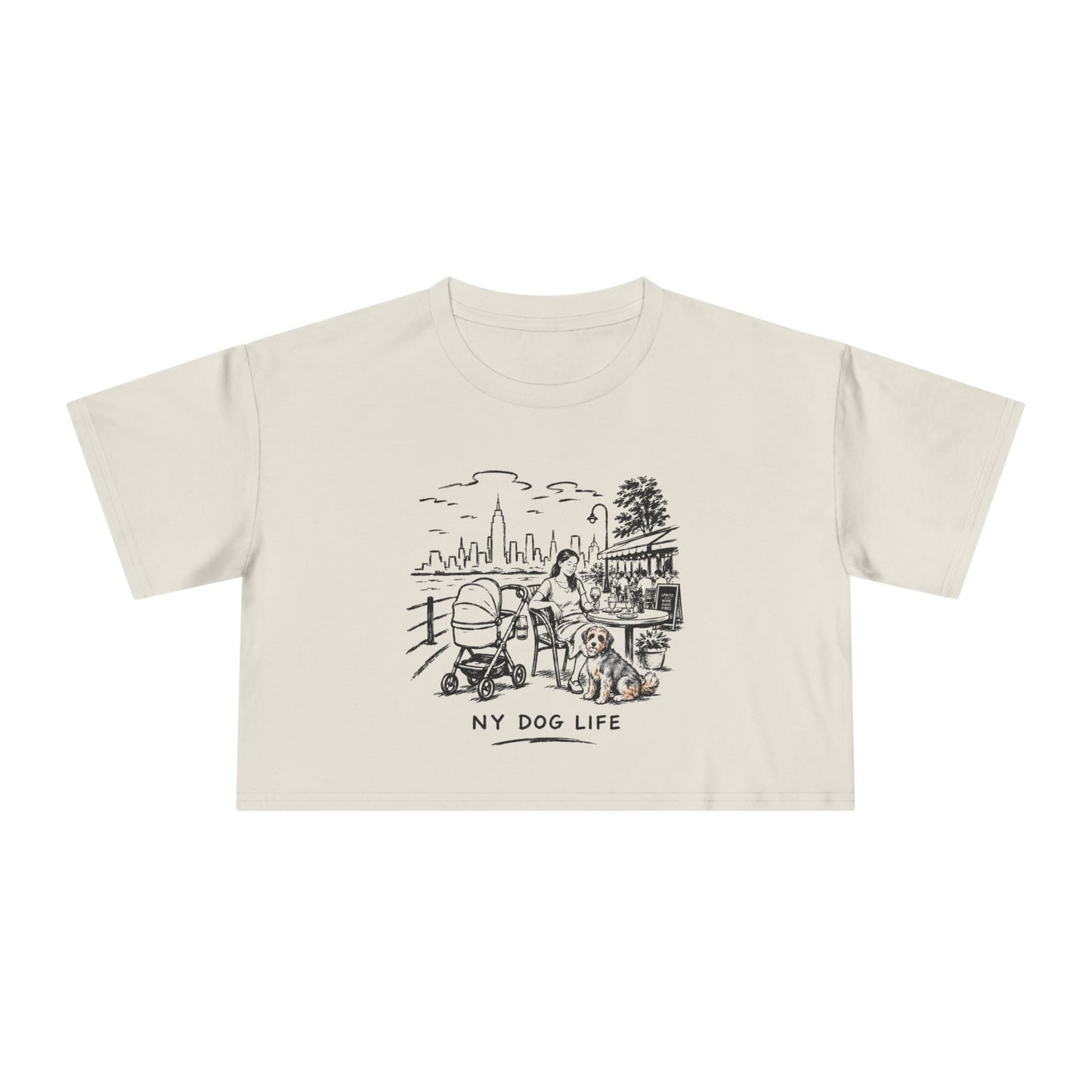 Women's Graphic Crop Tee