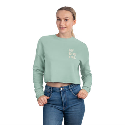Early Mornings, Long Walks Cropped Sweatshirt