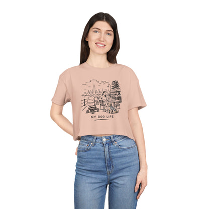 Women's Graphic Crop Tee