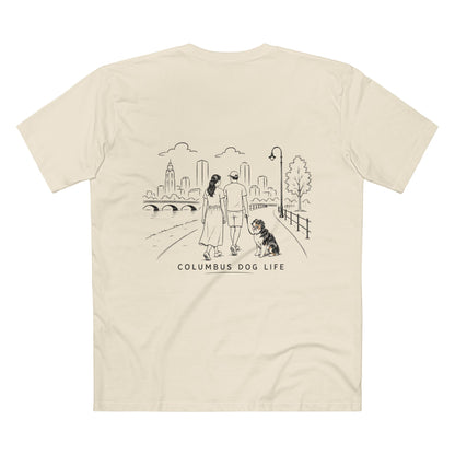 COLUMBUS DOG LIFE - Men's Graphic Tee