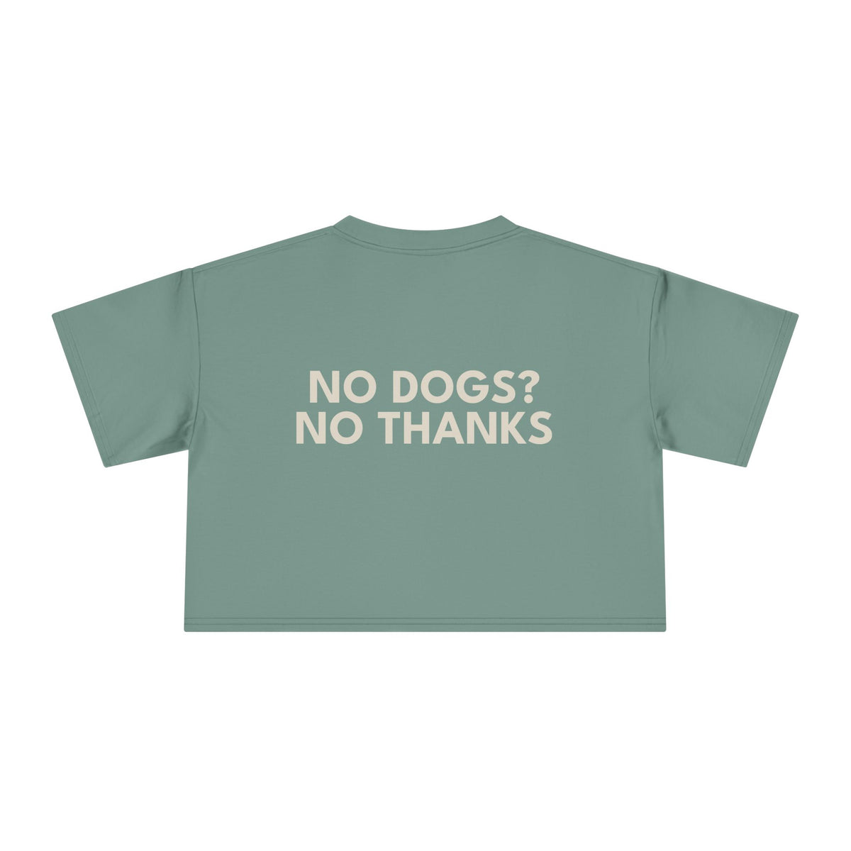 Women's No Thanks Crop Tee