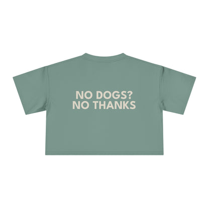 Women's No Thanks Crop Tee