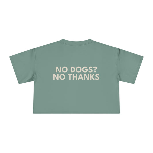 Women's No Thanks Crop Tee