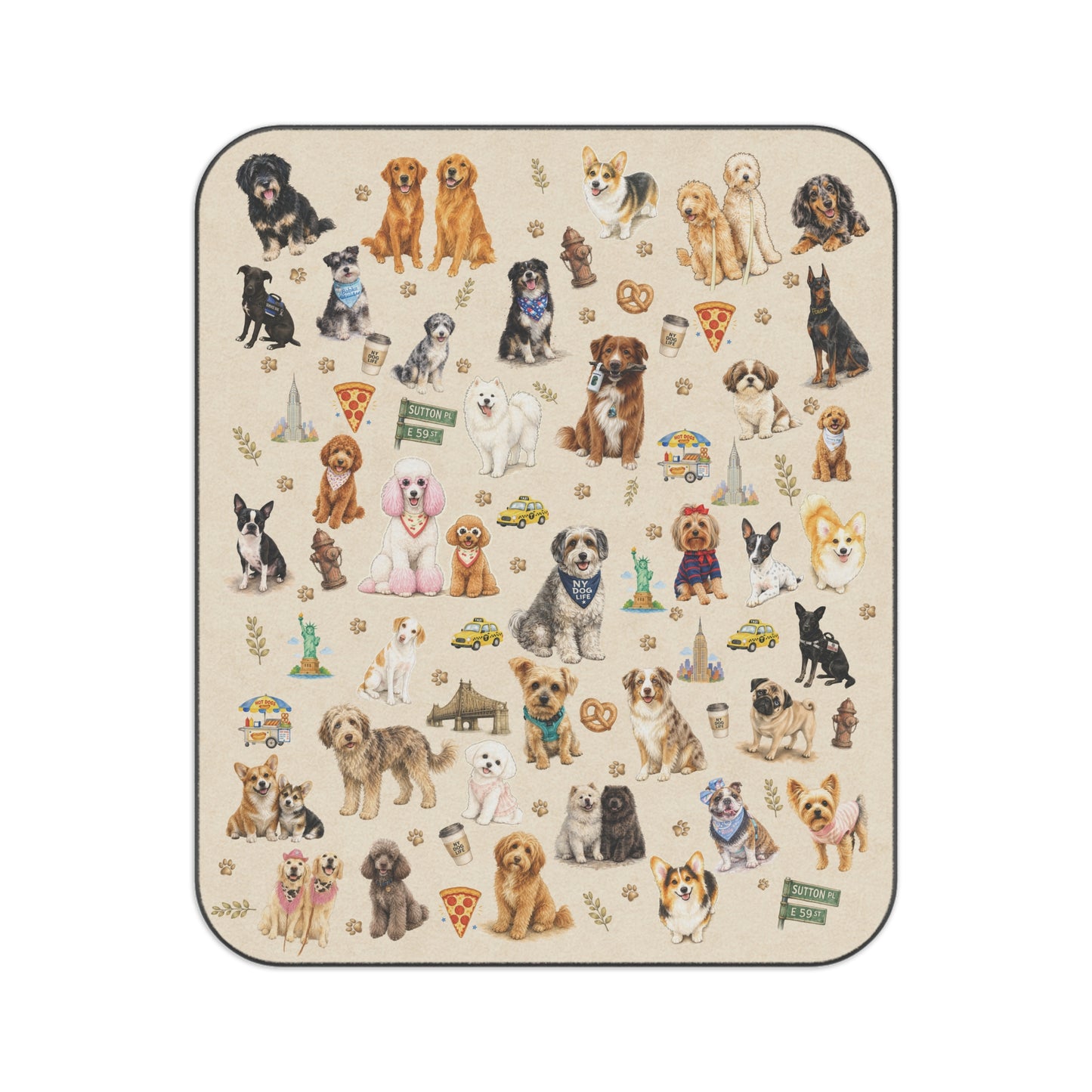 NY Dog Life Community Picnic Blanket