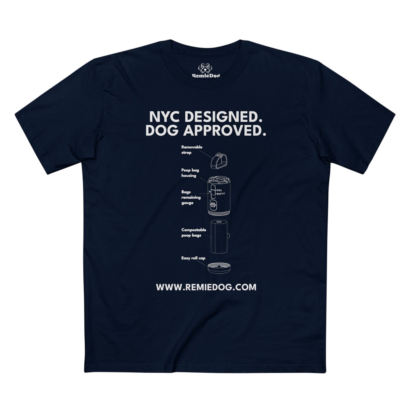 RemieDog Blueprint Unisex Tee
