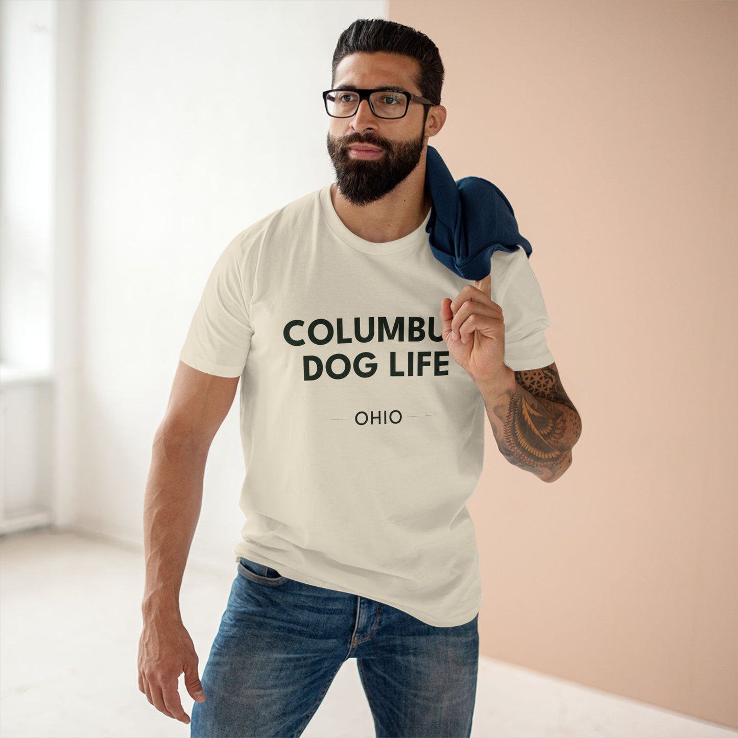COLUMBUS DOG LIFE - Men's Graphic Tee
