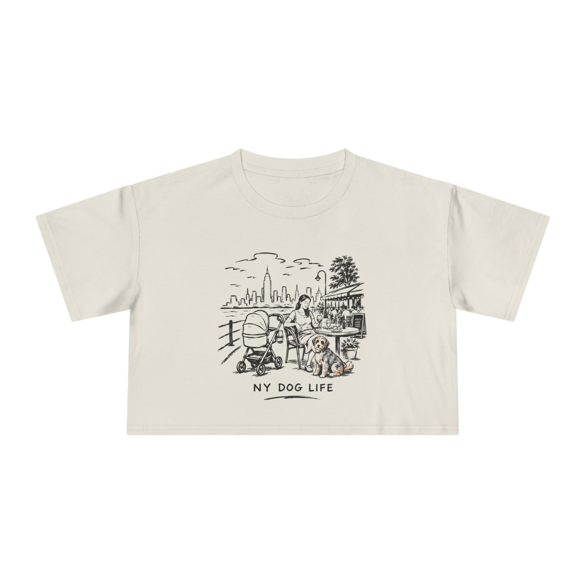 Women's Graphic Crop Tee