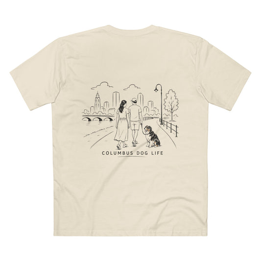 COLUMBUS DOG LIFE - Men's Graphic Tee