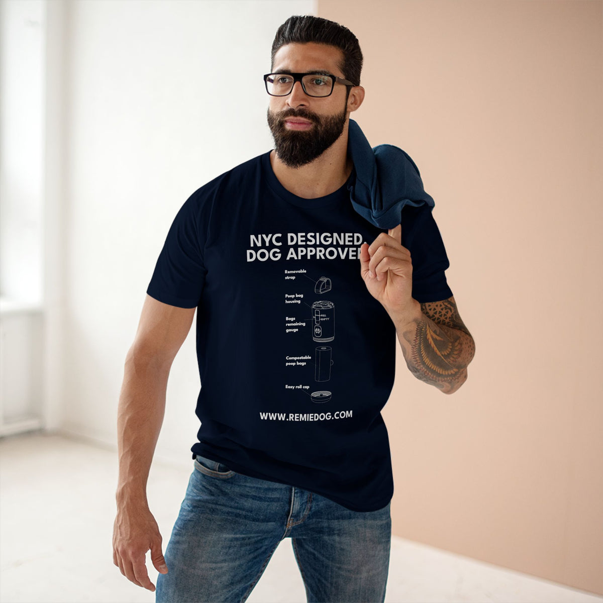 RemieDog Blueprint Unisex Tee