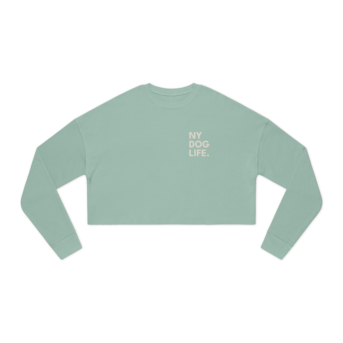 Early Mornings, Long Walks Cropped Sweatshirt