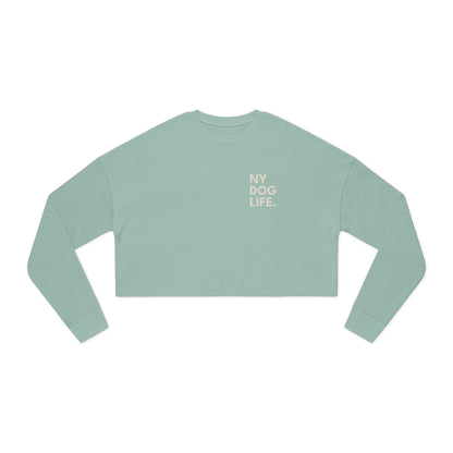 Early Mornings, Long Walks Cropped Sweatshirt