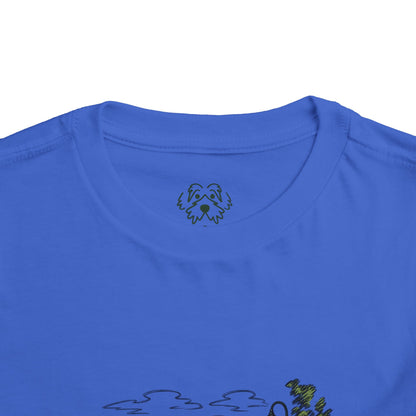 Toddler Tee — NY Dog Life Skyline Graphic