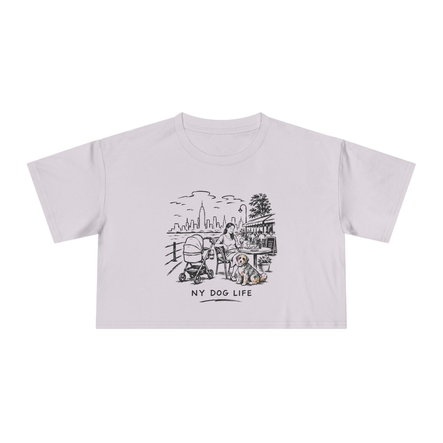 Women's Graphic Crop Tee