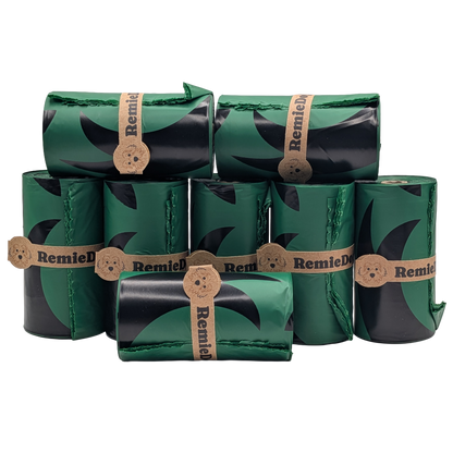 Certified Compostable Dog Poop Bags – Easy Pull Tabs (120 Bags)